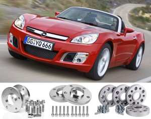 Dystanse Opel GT Convertible 